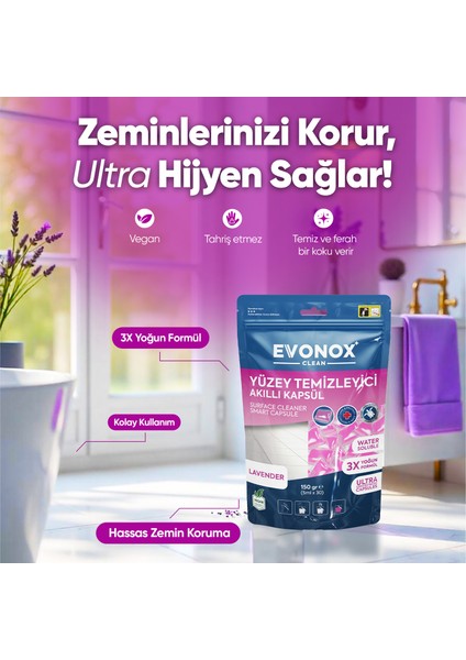 Clean Yüzey Temizleyici Akıllı Kapsül Lavanta Kokulu fırsatları