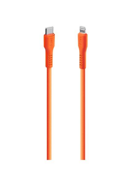 Usb-C - Lightning Hızlı Şarj Kablosu 120CM Neon Turuncu 2DK60NT