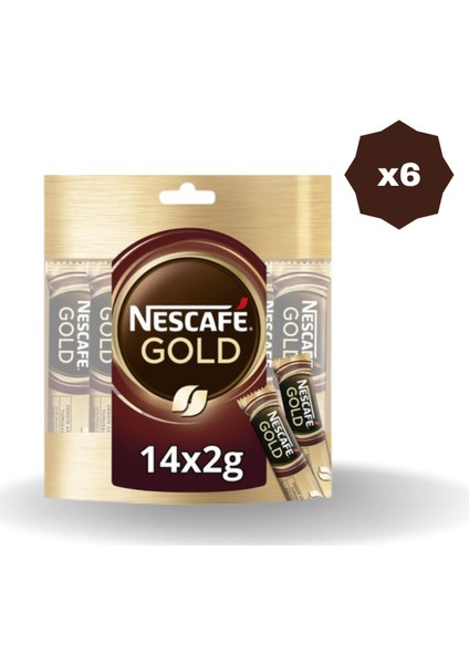 Nestle Gold 2 gr 14'lü Paket - (6 Adet)