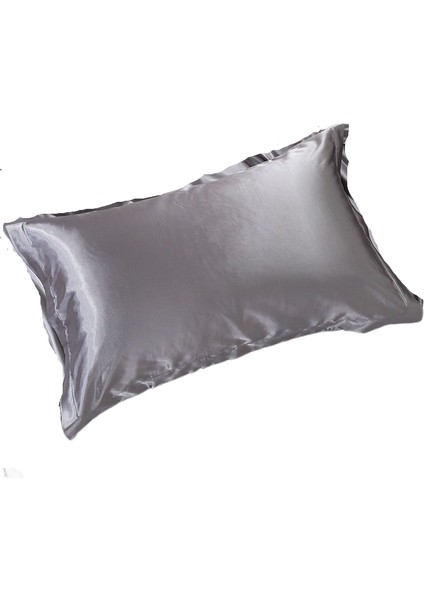 Ipek Saten Yastık Kılıfı Bir Çift, 48 X74CM (Yurt Dışından)