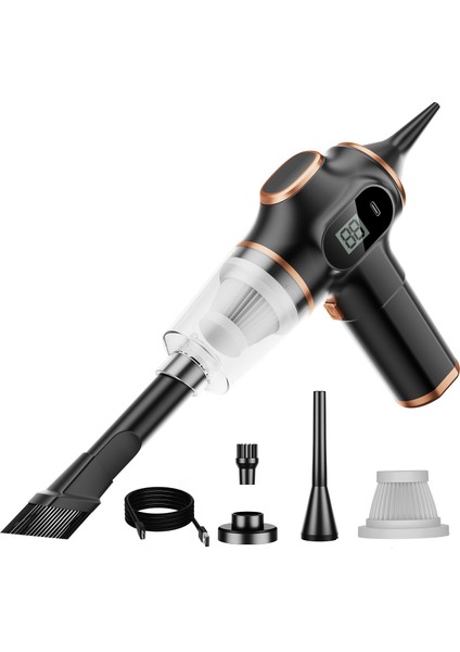 Araba Elektrikli Süpürge Tek Parça Yüksek Güçlü Taşınabilir Elektrikli Süpürge Üfleme (Yurt Dışından)