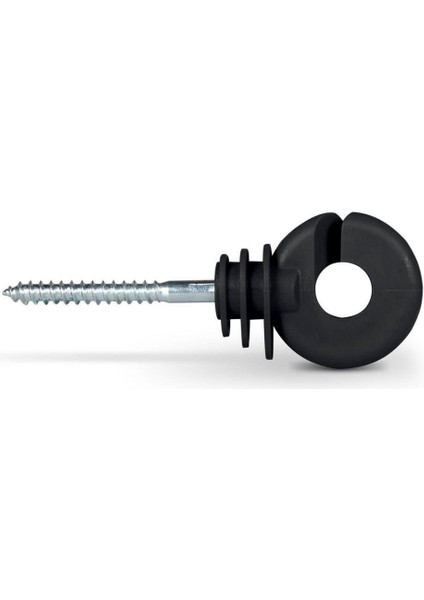 Siyah Elektrikli Çit İzolatör 32 mm 50 Ad. (Orta Dayanımlı PP)