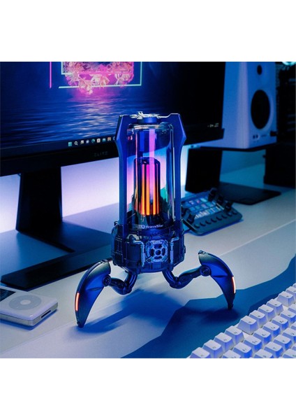 Süpernova 25W Bluetooth Hoparlör, Taşınabilir Stereo Ses Bombası, Rgb Işıklı, 2 Adet, Siyah