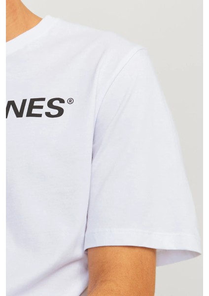 JJECORP LOGO TEE SS CREW Beyaz Erkek Kısa Kol T-Shirt fiyatları