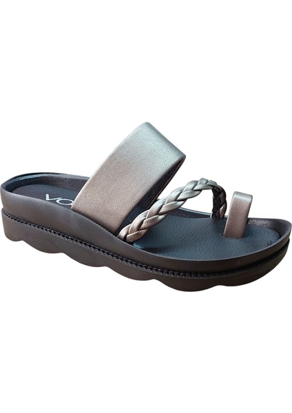 1724 Platin Cilt Parmak Arası Comfort Casual Anaatomik Terlik