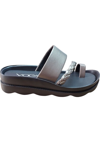 1724 Platin Cilt Parmak Arası Comfort Casual Anaatomik Terlik modelleri