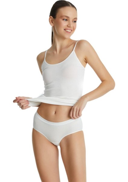 Essential Midi Bel Beyaz Slip 1306 fırsatları