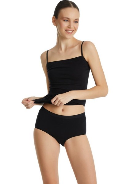 Essential Midi Bel Siyah Slip 1306 fırsatları