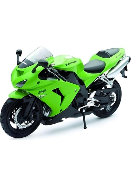 Nessiworld Kawasaki 1/12 ZX-10R 2006 Model Yeşil Motorsiklet