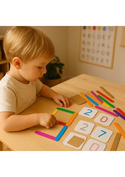 Renkli Sayı Stikleri – Eğlenceli Matematik Oyunu! fiyatları