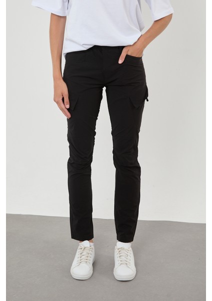 Camp5516 Outdoor Tactical Çok Cepli Likralı Yazlık Kadın Siyah Taktik Pantolon fırsatları