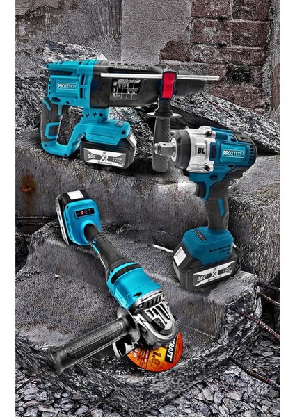 Pro Matkap ve Aksesuarlar Seti, Çok Fonksiyonlu Güç Araçları Kit