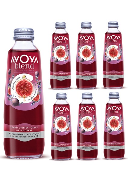 6'lı Blend Incir Lavanta Meyveli Maden Suyu 250 ml