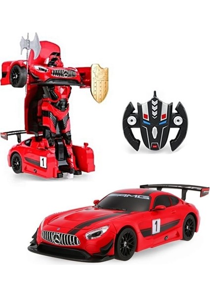 Nessiworld Rastar Robota Dönüşen Kumandalı Mersedes Amg Gt3 modelleri