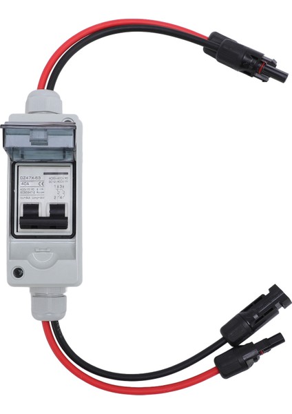 40A Güneş Paneli Kesme Anahtarı IP65 Su Geçirmez 2p Devre Kesici Kutusu Pv Şebeke Bağlantılı Şebeke Dışı Sistem Için (Yurt Dışından)