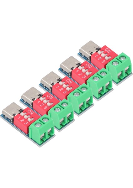 5 Adet Tetik Kartı Modülü USB Tip C'den 5V 9V 12V 20V Yüksek Hızlı Pd Qc Aldatıcı Değişim Kartı Modülü (Yurt Dışından) modelleri