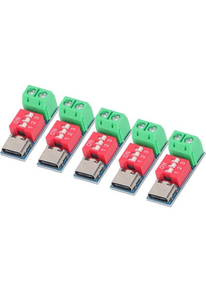 5 Adet Tetik Kartı Modülü USB Tip C'den 5V 9V 12V 20V Yüksek Hızlı Pd Qc Aldatıcı Değişim Kartı Modülü (Yurt Dışından) fırsatları