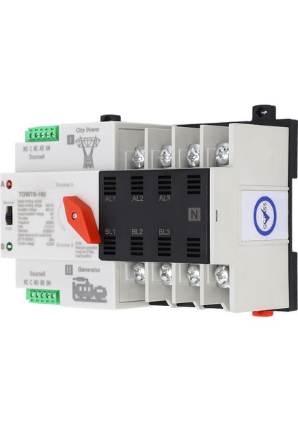 Tongou Çift Güç Otomatik Transfer Anahtarı 4p Pc Kabuk Elektrik Seçici Anahtarı Metalurji Için 400V Ac 40A (Yurt Dışından)