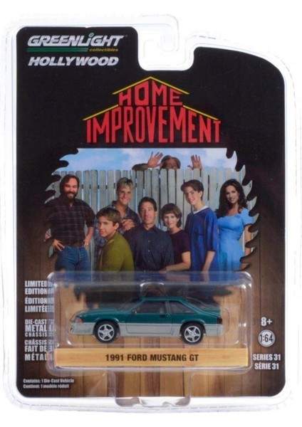 1991 Ford Gt Home Improvement 1/64 Model Araba