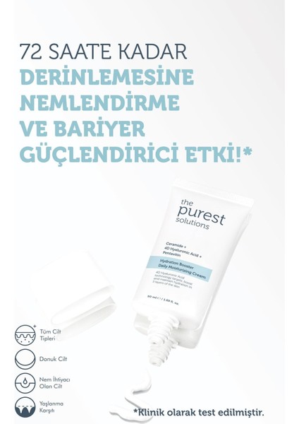 The Purest Solutions 24 Saat Etkili Günlük Yoğun Nemlendirici Cilt Bakım Kremi 50 ml fiyatları