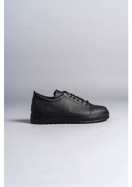 ET152 Cool Bağcıklı Cilt Erkek Günlük Spor Klasik Ayakkabı St - Siyah fırsatları