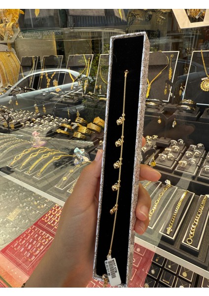 Kalp Sallantılı Altın Bileklik fiyatları
