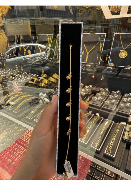 Kalp Sallantılı Altın Bileklik fırsatları