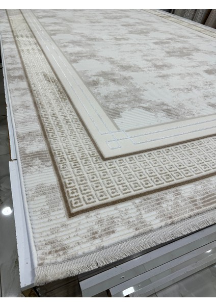 Beyaz Vizon Renk Halı Oturma Odası Halısı Argın Halı modelleri