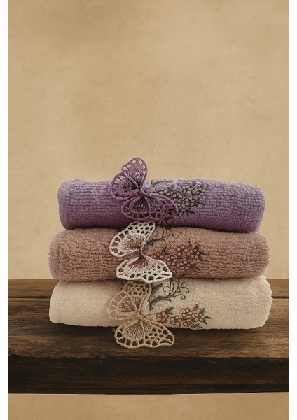 30X50 cm 3lü Mutfak Havlusu | El Havlusu | Yüz Havlusu Seti