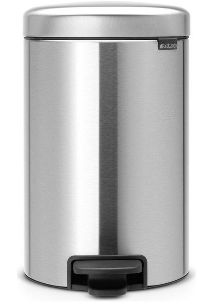 Newıcon Fpp Matt Steel Pedallı Çöp Kutusu 12 Lt