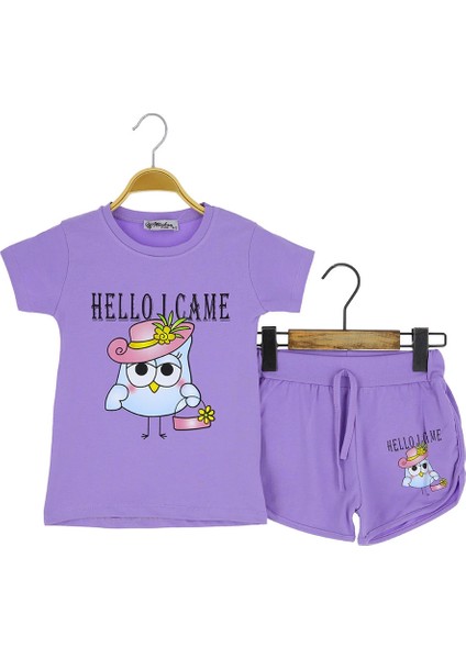 Kız Çocuk Şortlu Takım