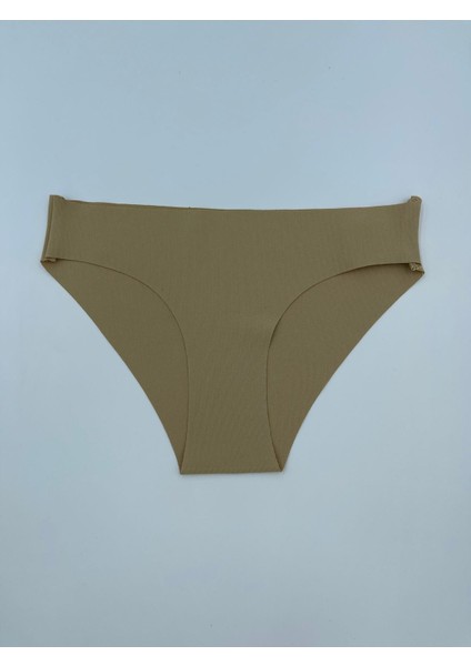 Kadın Dikişsiz Slip Külot Ten Renk Lazer Kesim Seamless Iz Yapmaz Iç Çamaşırı
