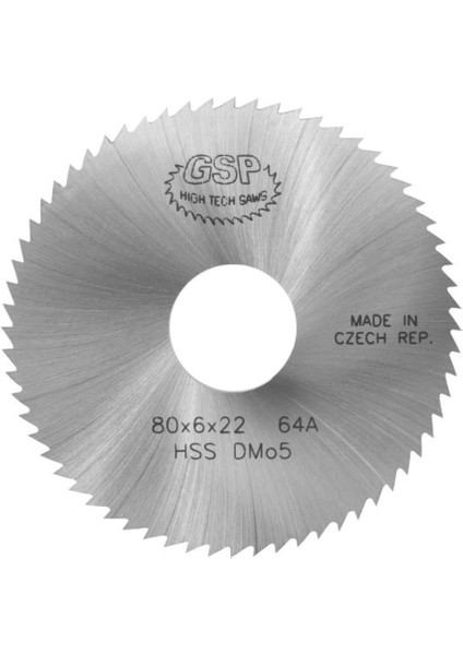 40X0.6X10MM Z=80 Gsp Daire Testere Hss, Yüksek Kalite ve Dayanıklılık