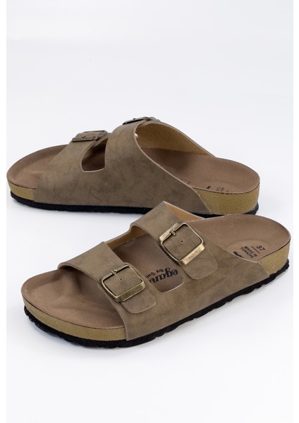 Vizon Kadın Aksesuarlı Terlik 1801