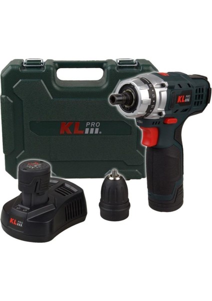 10.8V 2.0AH Li-Ion Çift Akülü Profesyonel Vidalama Aracı