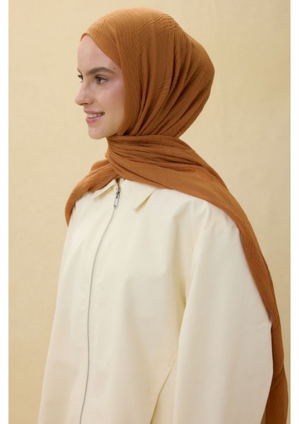 Lilyum Tarçın Saçak Püsküllü Pamuklu Şal fiyatları