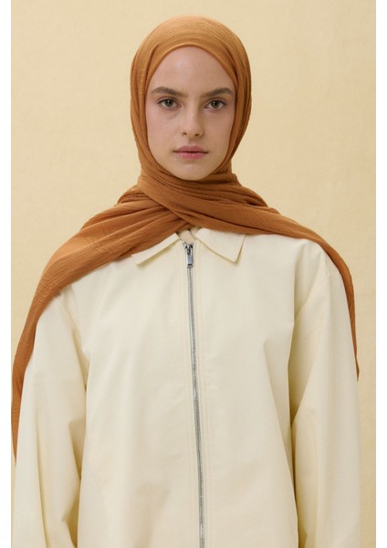 Lilyum Tarçın Saçak Püsküllü Pamuklu Şal modelleri