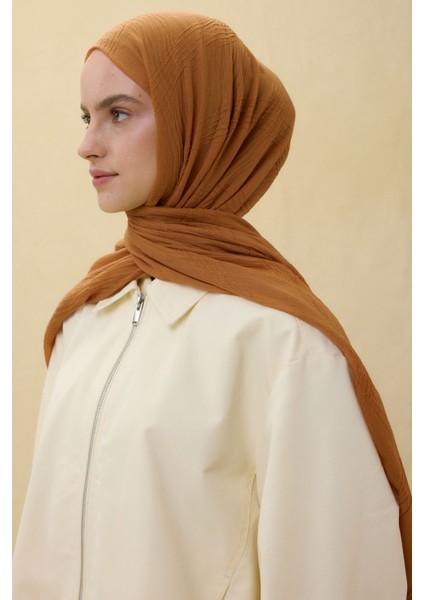 Lilyum Tarçın Saçak Püsküllü Pamuklu Şal fırsatları