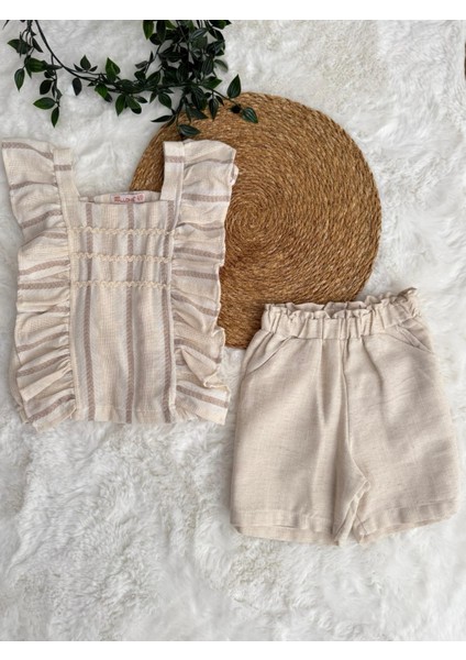 Kız Çocuk Pamuklu Şortlu Takım fiyatları