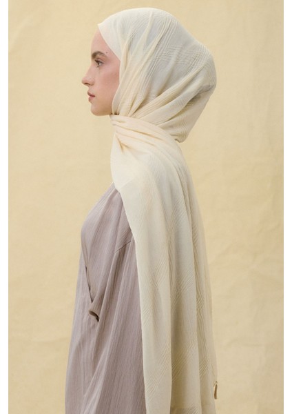 Lilyum Krem Saçak Püsküllü Pamuklu Şal fırsatları