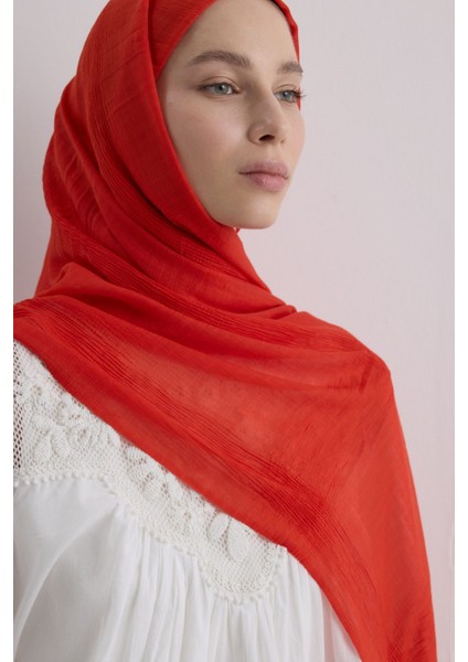 Brıce Temiz Turuncu Uzun Saçak Püsküllü Pamuklu Şal fırsatları