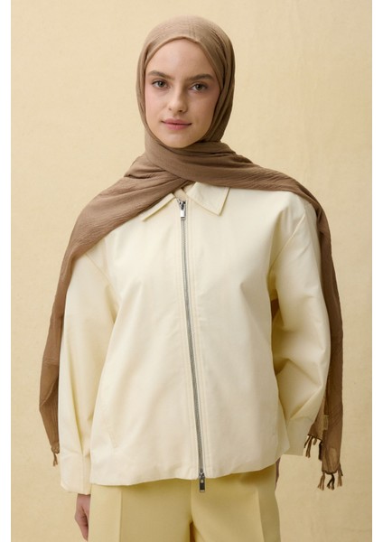 Lilyum Vizon Renk Saçak Püsküllü Pamuklu Şal fiyatları