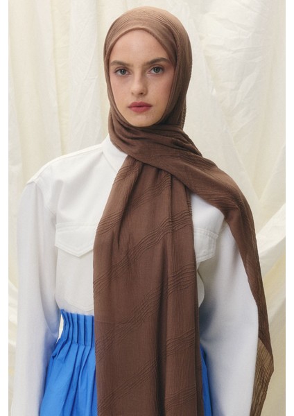 Lilyum Sıcak Kahve Saçak Püsküllü Pamuklu Şal fiyatları