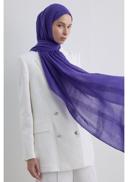 Brıce Mor Uzun Saçak Püsküllü Pamuklu Şal fırsatları