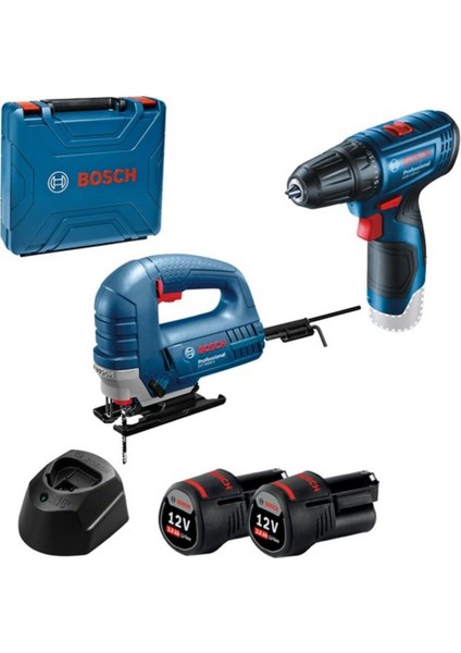 Güçlü Akülü Dekupaj Testere ve Vidalama Seti, Pratik ve Çok Yönlü Kullanım