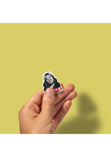 Cardi B Sticker Paketi -Bullet Journal - Ajanda - Planner - Defter - Laptop Etiket Çıkartma Çok Renkli 10 x 15 Paket Boyutu 3 x 5 cm Stickerlar Paket Içeriği 25 Adet Dadi Ramba Sticker