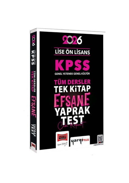 Yargı 2026 Kpss Lise Ön Lisans Efsane Yaprak Test Yargı Yayınları
