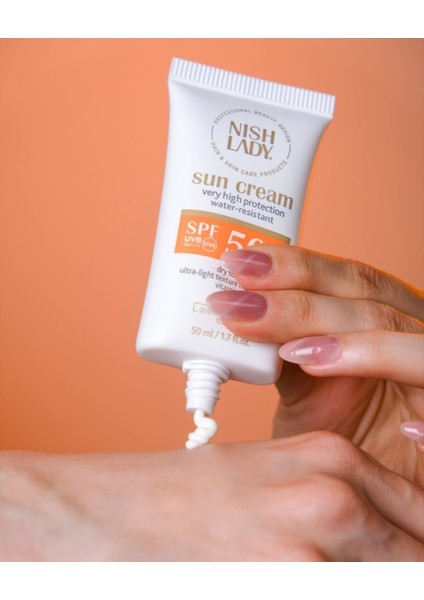 Nıshlady SPF 50 Suya Dayanıklı Güneş Kremi
