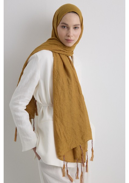 Drew Hardal Bohem Uzun Saçaklı Pamuklu Şal indirimleri