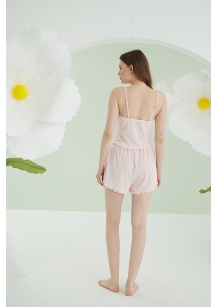 Askılı Şortlu Pijama Takım